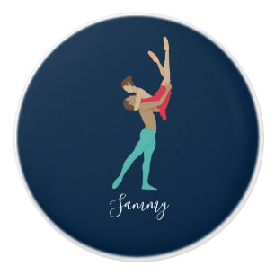 Bouton De Porte En Céramique Ballet