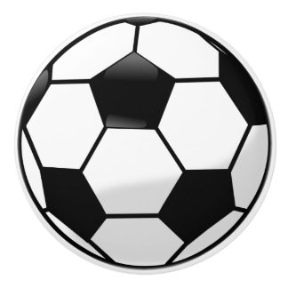 Bouton De Porte En Céramique Ballon de football