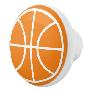 Bouton De Porte En Céramique Basket-ball design tire noeuds pour la chambre des