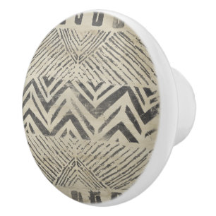 Bouton De Porte En Céramique Bazar motif - Formes géométriques
