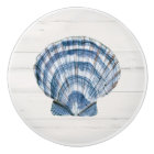 Beach Seashell Marine moderne Blue White Barreau W