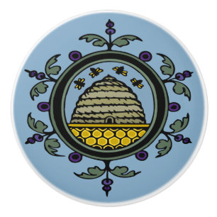 Bouton De Porte En Céramique Bee and Hive de Victoria