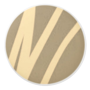 Bouton De Porte En Céramique Belle Armoire Tiré De Crème Et De Beige