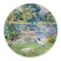 Berthe Morisot - Fille en bateau avec oie