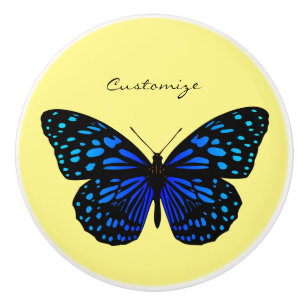 Bouton De Porte En Céramique Big Butterfly Thunder_Cove