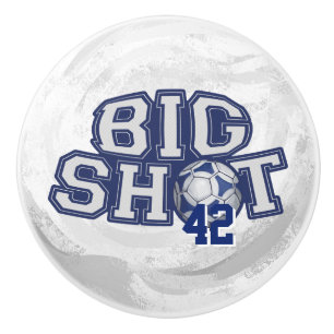 Bouton De Porte En Céramique Big Shot Soccerball