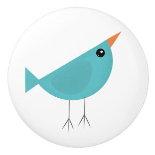 Bouton De Porte En Céramique Birdy