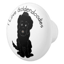 Black Goldendoodle Dog Design