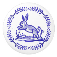 Bleu Antique Blanc Rabat Regarder Tige en céramiqu