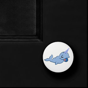 Bouton De Porte En Céramique Bleu étroit Bébé adorable Kawaii Ocean Room