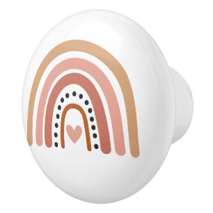 Bouton De Porte En Céramique Boho Rainbow Ceramic Knob