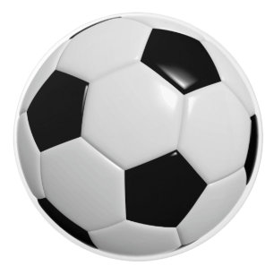 Bouton De Porte En Céramique Boule de football