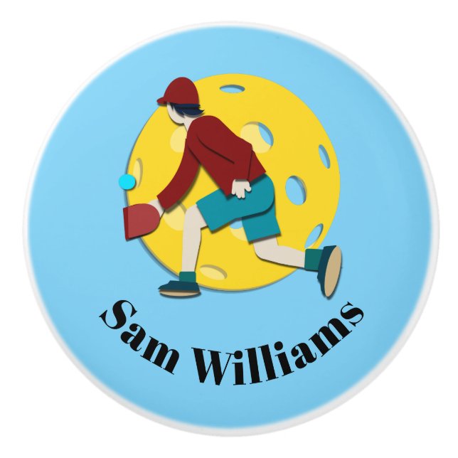 Bouton De Porte En Céramique Boule de pique (Devant)