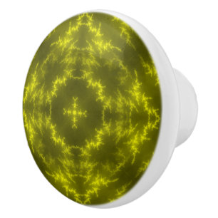 Bouton De Porte En Céramique Boulons à tonnerre électrique au néon brillant