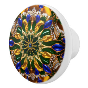 Bouton De Porte En Céramique Bouton en céramique avec brésil Couleurs