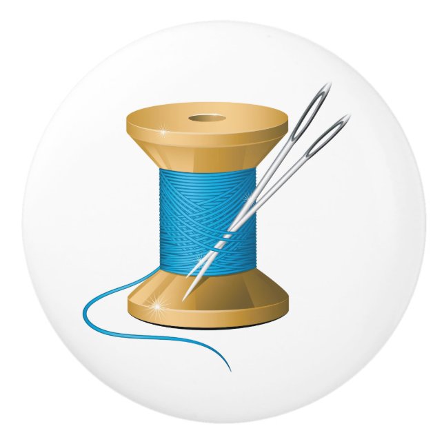 Bouton De Porte En Céramique Bouton en céramique de la salle de couture - SRF (Devant)