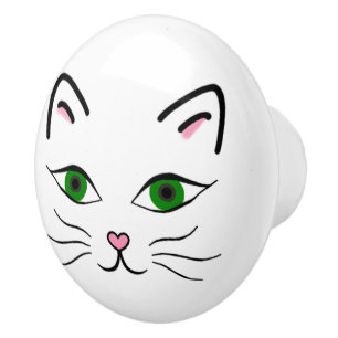 Bouton De Porte En Céramique Bouton en céramique - Kitty font face