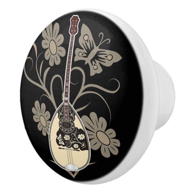 Bouton De Porte En Céramique Bouzouki (Droite)