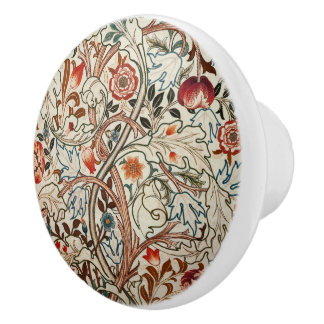 Bouton De Porte En Céramique Bracelet en céramique William Morris art