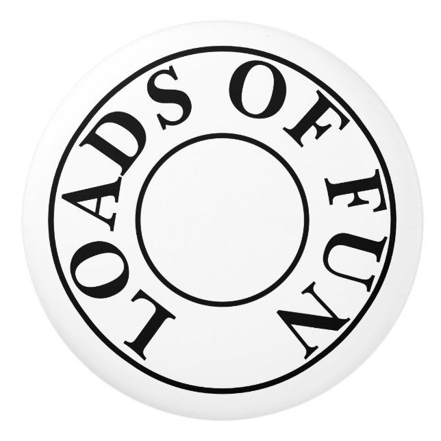 Bouton De Porte En Céramique Buanderie (Devant)