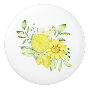Bouton De Porte En Céramique Câble en céramique Knob-Lemons Ceramic Knob
