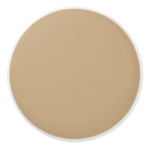 Bouton De Porte En Céramique Camel Beige