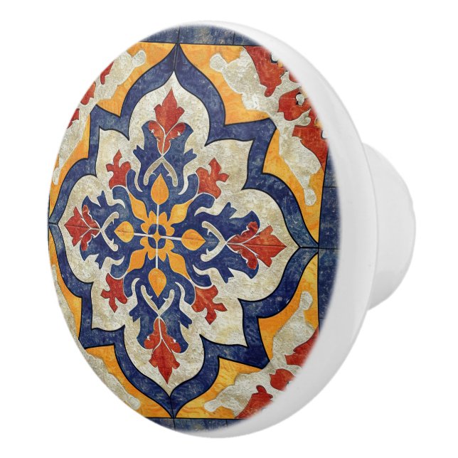 Bouton De Porte En Céramique Carrelage couleur maracash (Droite)