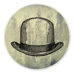Bouton De Porte En Céramique Casquette de Bowler