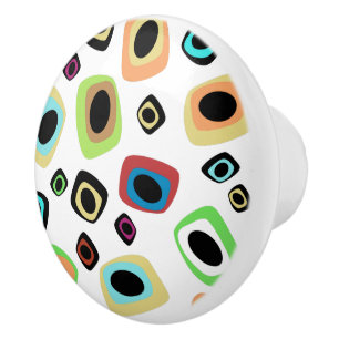 Bouton De Porte En Céramique Centre de Geometric