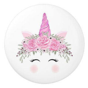 Bouton De Porte En Céramique Ceramic Cabinet Knob-Unicorn Ceramic Knob