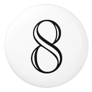 Bouton De Porte En Céramique Ceramic Number Knob
