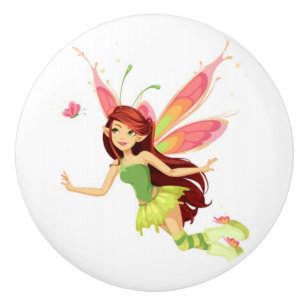 Bouton De Porte En Céramique Céramique Cabinet Knob Fairy Ceramic Knob