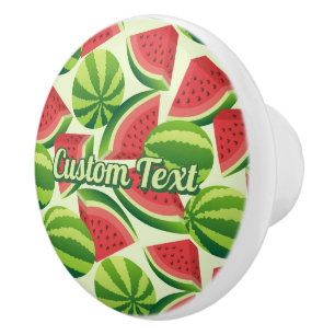 Bouton De Porte En Céramique Céramique Motif de pastèque