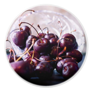 Bouton De Porte En Céramique Cerises