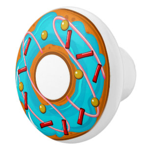 Bouton De Porte En Céramique Charmante noisette décadente / beigne