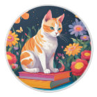 Chat sur des Livres