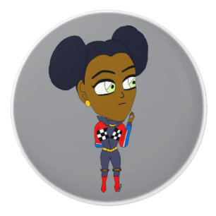 Bouton De Porte En Céramique chibi