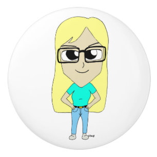 Bouton De Porte En Céramique chibi