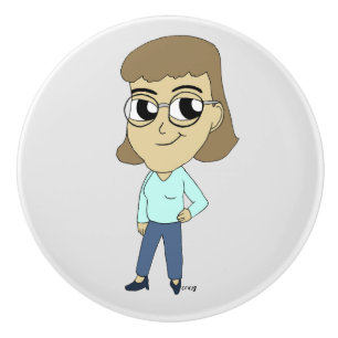 Bouton De Porte En Céramique chibi