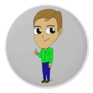 Bouton De Porte En Céramique chibi