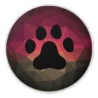 Chien patte, empreinte animale, pied de chat 