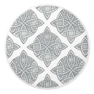 Bouton De Porte En Céramique Choisissez votre motif décoratif de noeud celtique