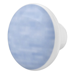 Bouton De Porte En Céramique Ciel bleu clair minimaliste abstrait motif mignon