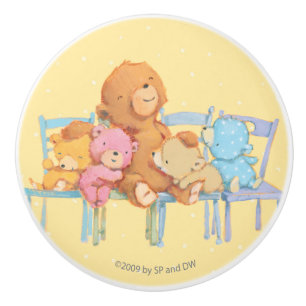 Bouton De Porte En Céramique Cinq câlins et colorés concerne les chaises 2