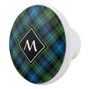 Bouton De Porte En Céramique Clan MacKenzie Tartan Ceramic Knob
