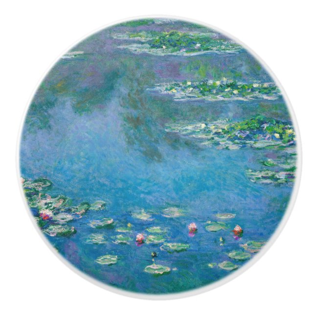Bouton De Porte En Céramique Claude Monet (Devant)