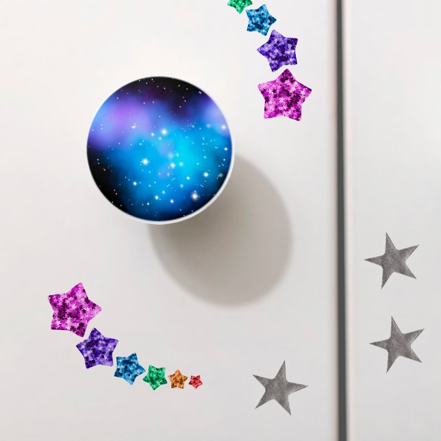 Bouton De Porte En Céramique Clouages spatiaux Galaxy Starlight (Créateur téléchargé)