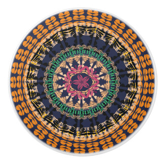 Bouton De Porte En Céramique Collection de Boho d'Africain - beauté