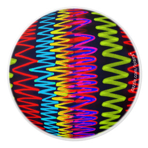 Bouton De Porte En Céramique Coloré en céramique