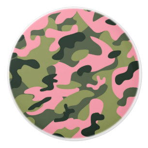 Bouton De Porte En Céramique Commode de chambre à camouflage de l'armée verte r